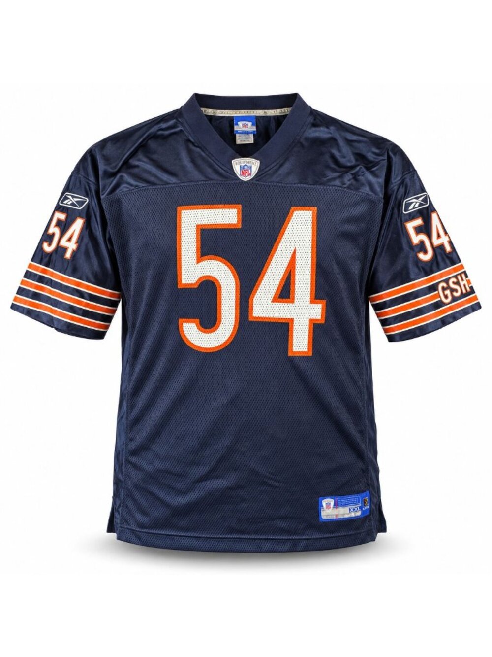 HK50 - Reebok Chicago Bears Brian Urlacher #54 Jersey Men’s 2XL Navy NFL Footbal